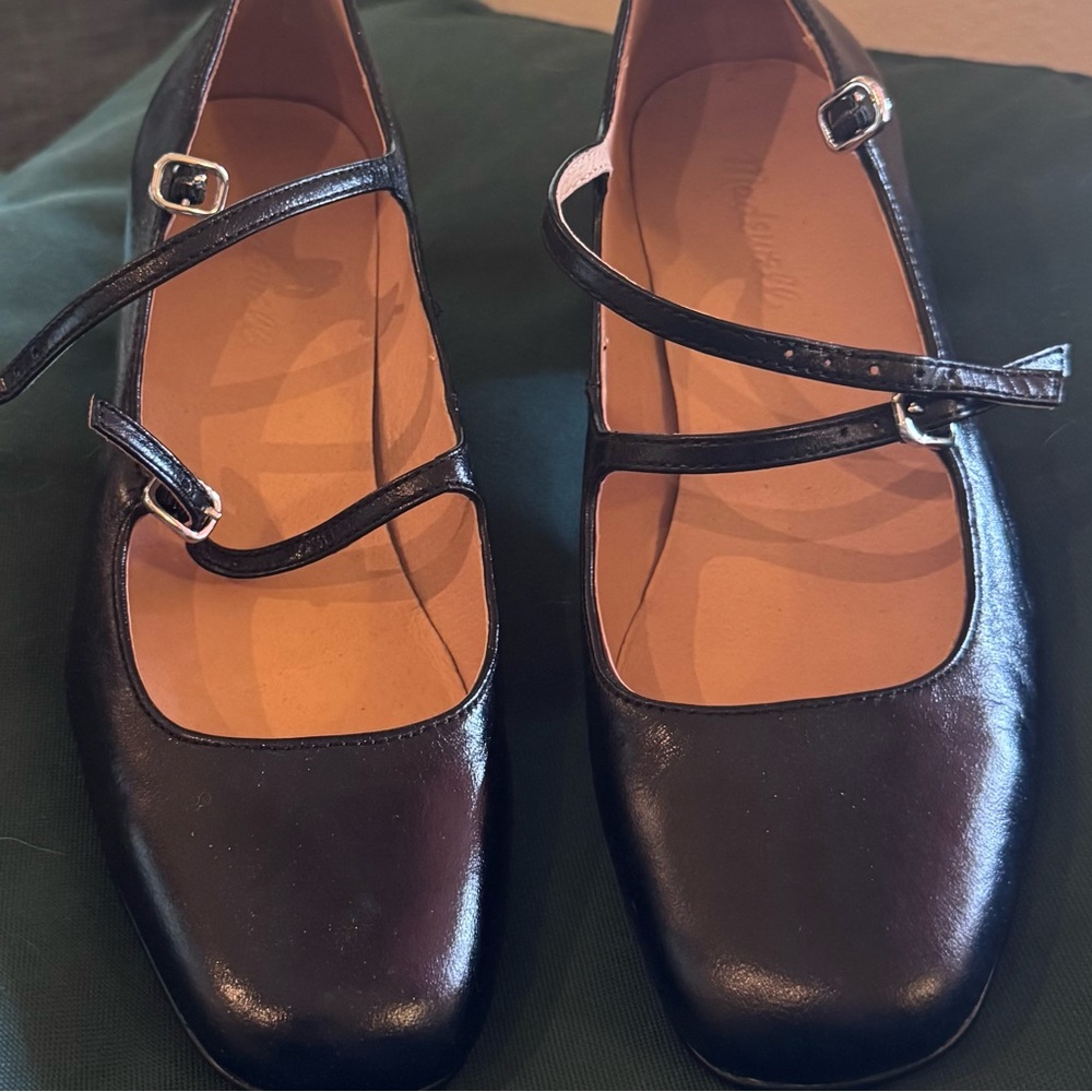 Madewell Black Mary Jane Flats
